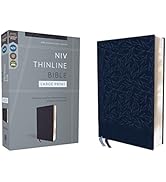 Zondervan NIV THINLINE BIBLE 聖書 Niv, Thinline Bible, Leathersoft, Pink, Red Letter, Comfort